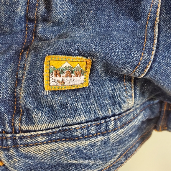VTG 80S RAW Rugged Active Wear Denim Jacket - Picture 8 of 14